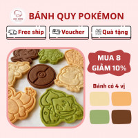 [Combo 8 bánh] Bánh quy anime Pokémon